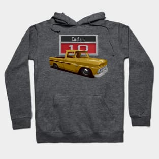 1966 Slammed Gold Chevy C10 Truck Hoodie